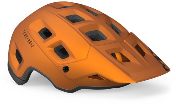 Κράνος ποδηλασίας MET Terranova MIPS, 56-58 cm, πορτοκαλί
