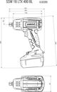 Metabo Metabo ΚΛΕΙΔΙ ΚΡΟΥΣΤΙΚΟ SSW 18V LTX 400 BL 1/2" 400Nm 2x5,2Ah
