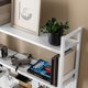 Μεταλλική επέκταση γραφείου JENNY, 950 x 980 x 220 mm, λευκή