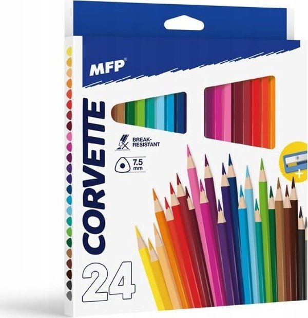 MFP paper κηρομπογιές 12 τεμ. Αρωματικά τριγωνικά με ξύστρα 6300624