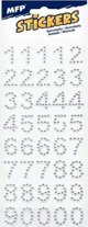 MFP paper αυτοκόλλητα βότσαλα - αριθμοί 40 τεμ. 19mm 8002 1032379