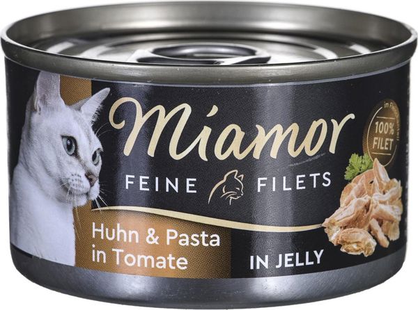Miamor Φίνες Φιλέτες κοτόπουλο με ζυμαρικά 100 g