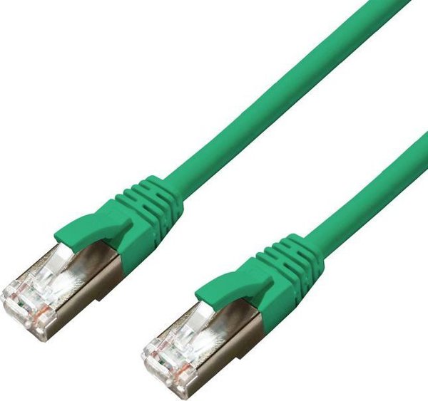 MicroConnect Καλώδιο Δικτύου Cat6a S/FTP 1m Πράσινο - Patch Cord RJ-45 LSZH