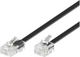 MicroConnect RJ-11/RJ-45 (M/M) 15m Μαύρο (MPK463S)