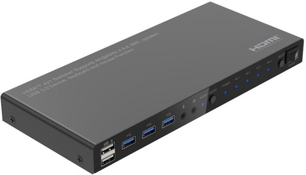 MicroConnect MC-HDMIKVM0401-USB3-4K χωρίς κατηγορία