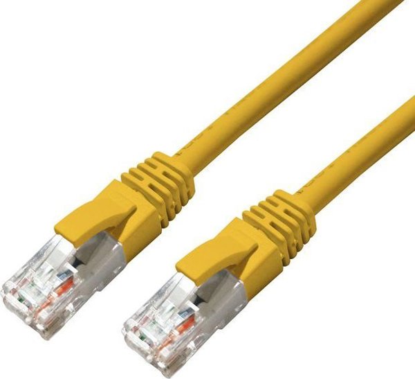 MicroConnect Καλώδιο Δικτύου CAT6A UTP 7.5m, RJ-45, LSZH, Κίτρινο
