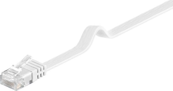 MicroConnect U/UTP CAT6 2M Λευκό Επίπεδο
