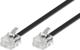 MicroConnect RJ-11/RJ-11 (M/M) 3m Czarny (MPK187)