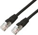 MicroConnect CAT6A UTP 0.5m Μαύρο LSZH