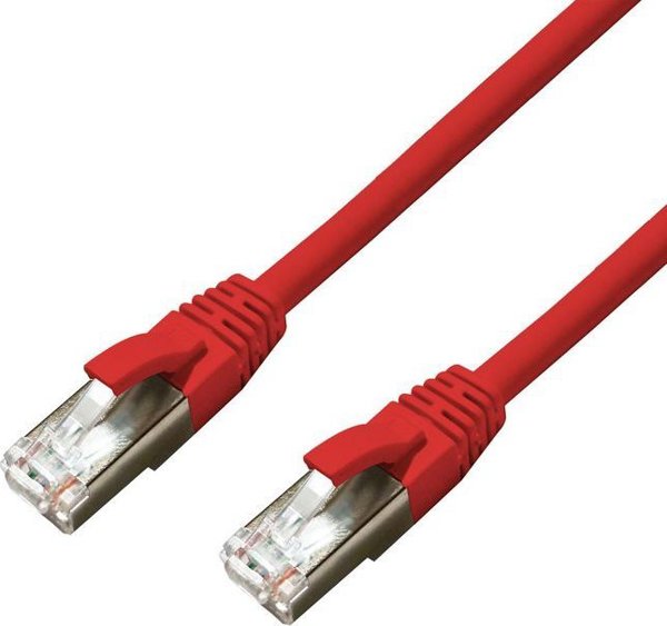 MicroConnect Καλώδιο Δικτύου Cat6a S/FTP RJ-45, 1m, Κόκκινο