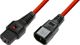 MicroConnect Microconnect MC-C13C14LOCK-1M καλώδιο τροφοδοσίας Κόκκινο C13 panel C14 panel