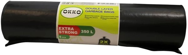 ΣΑΚΟΥΛΕΣ ΑΠΟΡΡΙΜΜΑΤΩΝ ΠΡΑΣΙΝΟ/ΜΑΥΡΟ 350L 5ΤΕΜ 75MY