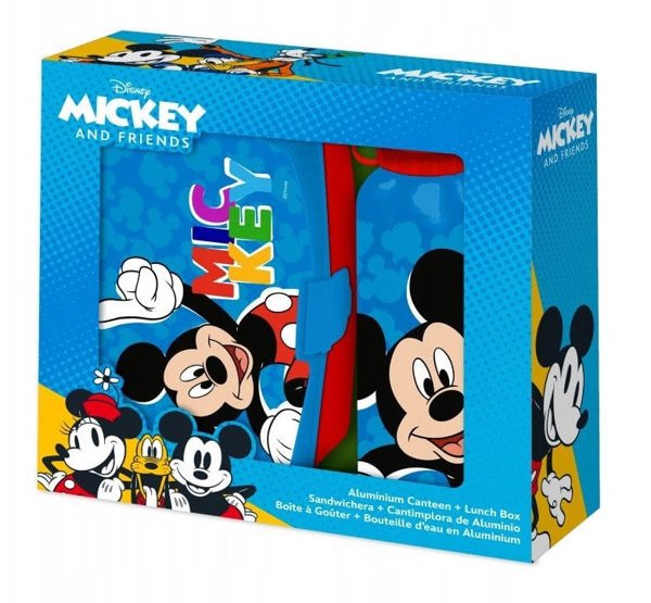 Mickey σετ δοχείο αλουμινίου και δοχείο πρωινού MK30007 72416