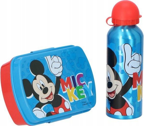 Mickey σετ δοχείο αλουμινίου και δοχείο πρωινού MK30007 72416