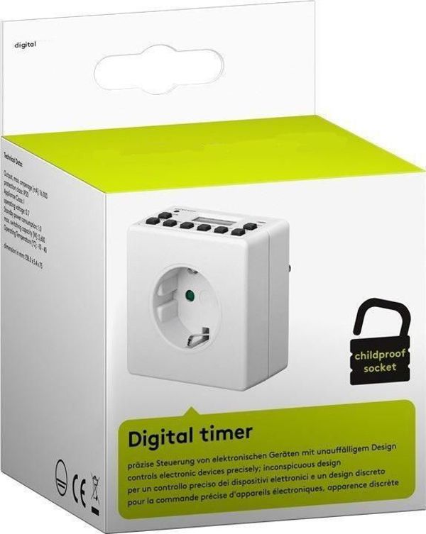 MicroConnect προστατευτικό υπέρτασης 1 υποδοχή λευκό (GRUTIMER3)