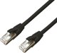 MicroConnect Καλώδιο Δικτύου Cat6a S/FTP 0.25m, RJ-45, LSZH, Μαύρο