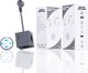 MicroConnect Power Cube, 3 πρίζες Schuko