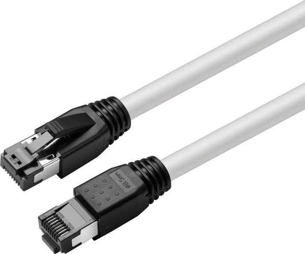 MicroConnect CAT8.1 S/FTP 10m Λευκό LSZH