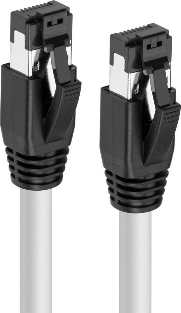 MicroConnect CAT8.1 S/FTP 10m Λευκό LSZH