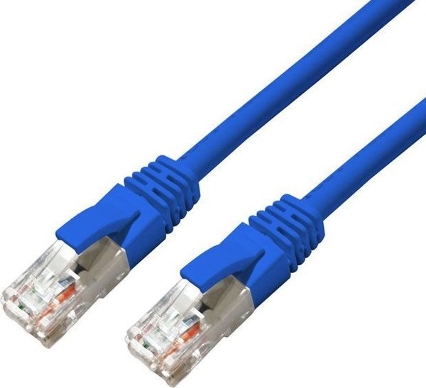 MicroConnect Καλώδιο Δικτύου Cat6a UTP 1m Μπλε - RJ-45 Patchcord