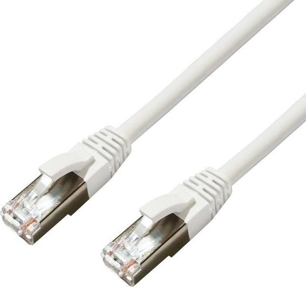 MicroConnect Καλώδιο Δικτύου Cat6a S/FTP RJ-45 1.5m Λευκό - MC-SFTP6A015W