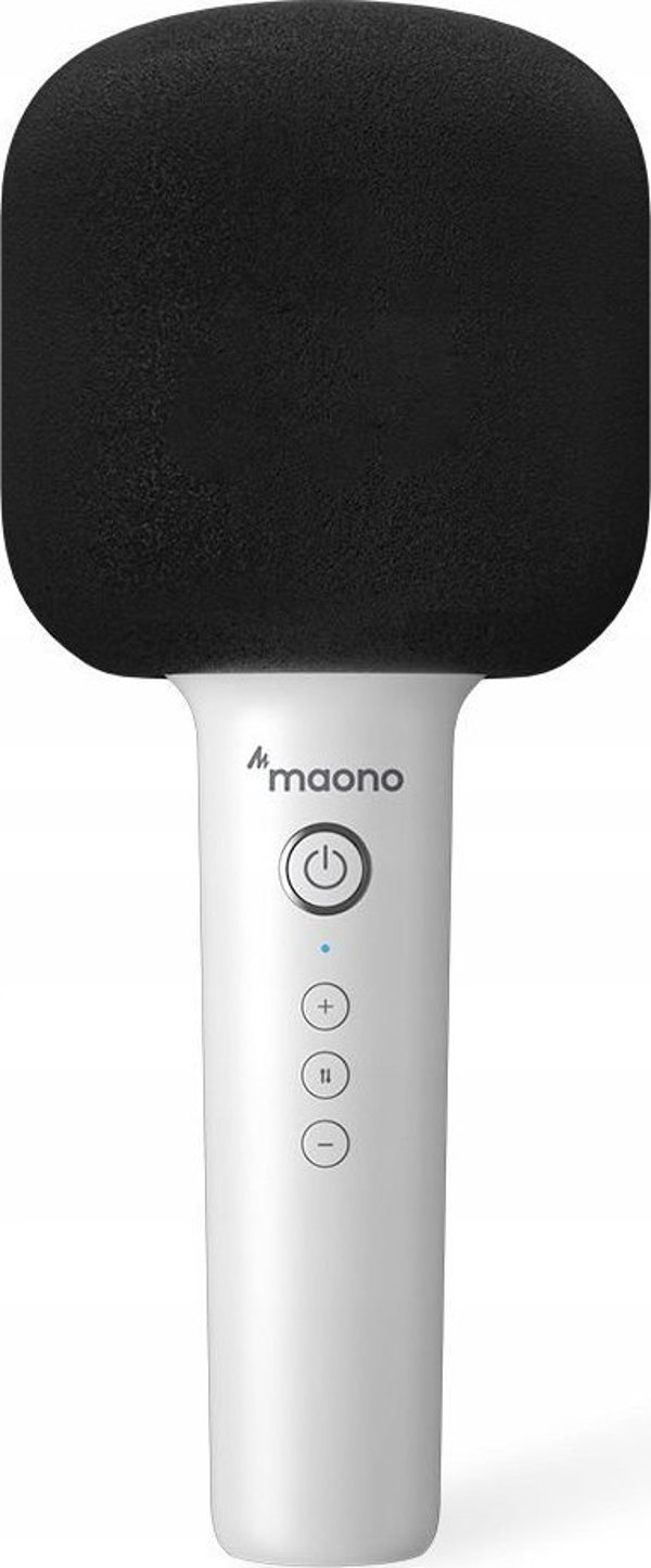Μικρόφωνο Maono Karaoke Bluetooth 20m με Ηχείο MAONO MKP100 8 Εφέ Λευκό