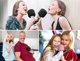Μικρόφωνο Maono Karaoke Bluetooth 20m με Ηχείο MAONO MKP100 8 Εφέ Λευκό