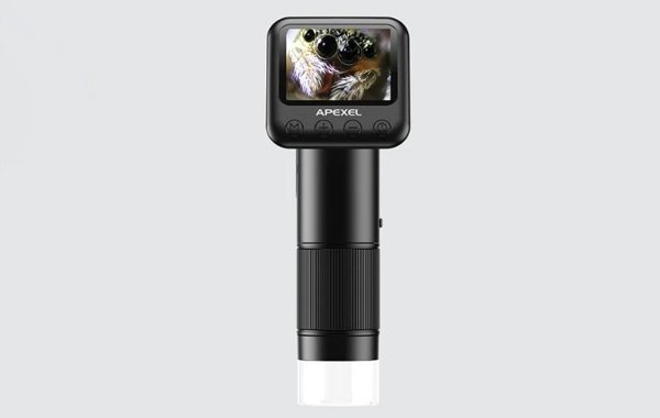 Mikroskop Apexel Mikroskop cyfrowy LCD APEXEL APL-MS008 (czarny)