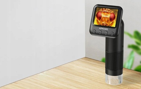Mikroskop Apexel Mikroskop cyfrowy LCD APEXEL APL-MS008 (czarny)