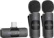 Boya BY-V20 2.0 Υπερ-συμπαγές ασύρματο μικρόφωνο 2.4GHz για συσκευές Type-C - 2TX+1RX