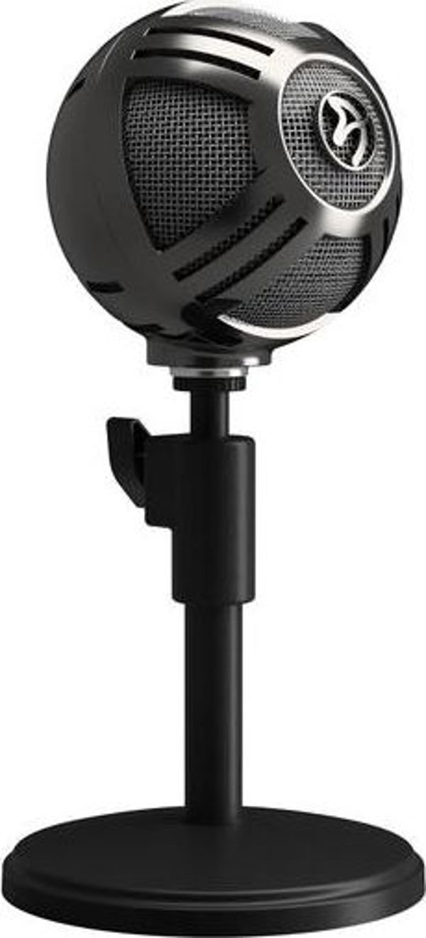 Μικρόφωνο Arozzi Sfera USB, Χωρητικό, Μαύρο/Ασημί, 16000Hz