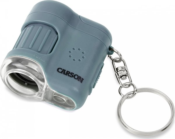 Carson MicroMini Μικροσκόπιο Τσέπης 20x με Φωτισμό LED, Μπλε