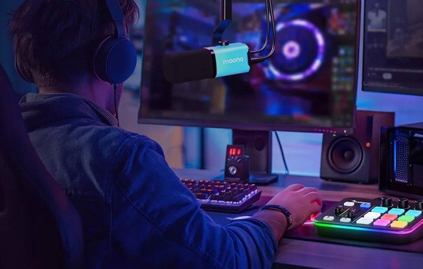 Μικρόφωνο Maono Μικρόφωνο Maono PD100X RGB (czarny)