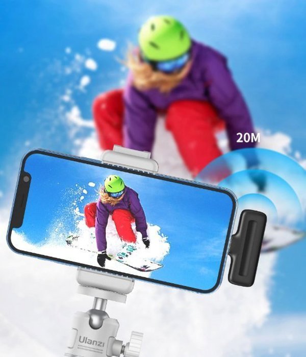 Μικρόφωνο Ulanzi Κραβατωτό Lightning Iphone / J12