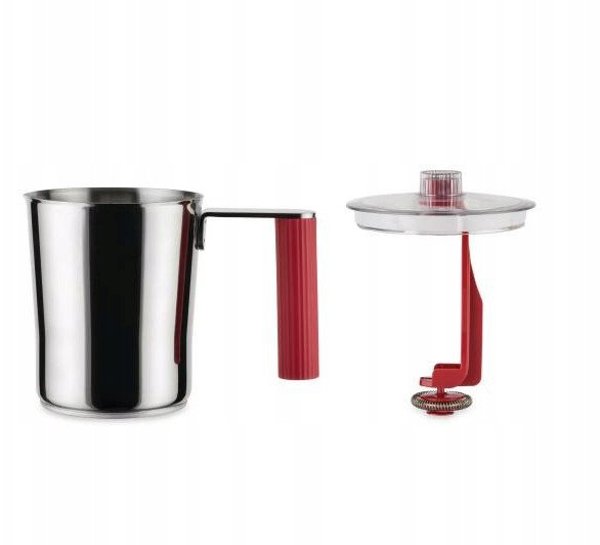 Milk frother Alessi Plisse Red