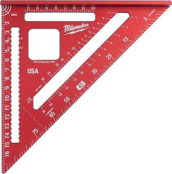 Milwaukee Γωνιακός Κανόνας Ξυλουργικής, 18cm, Ακριβείας