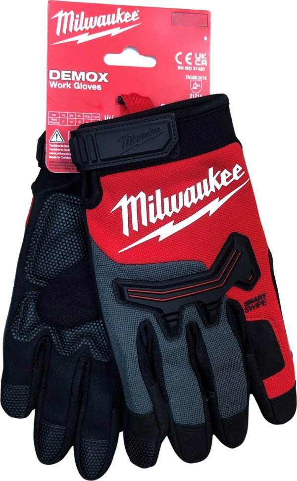 ΓΑΝΤΙΑ ΕΡΓΑΣΙΑΣ MILWAUKEE M/8 DEMOX