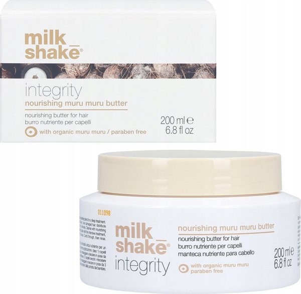 Milk Shake Milk Shake, Integrity, Muru Muru Butter, Κρέμα Μαλλιών Θεραπείας, Για Θρέψη, 200 ml Για Γυναίκες