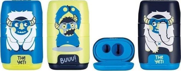 Milan Compact The Yeti Ξύστρα και Γόμα 2 σε 1 με Δοχείο – 430