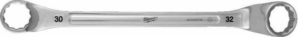 MILWAUKEE MILWAUKEE MILWAUKEE ΔΙΠΛΑ ΛΥΓΙΣΜΕΝΟ ΚΛΕΙΔΙ 75° - 30x32mm