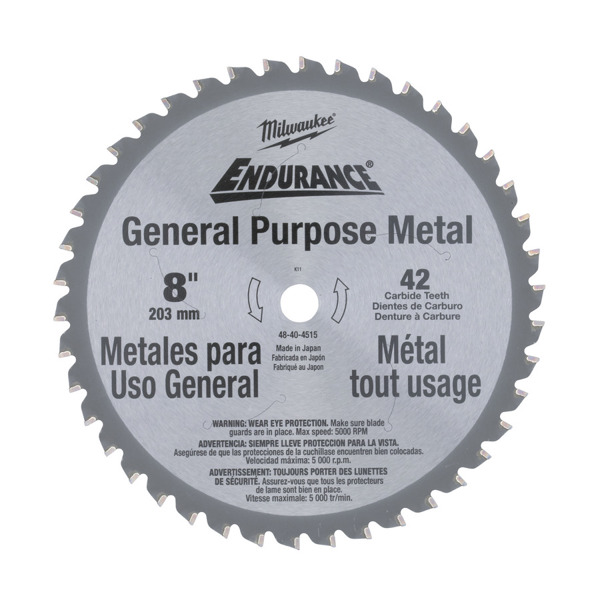 Δίσκος κοπής μετάλλου Milwaukee 203 x 15,87mm 42 δόντια (48404515)