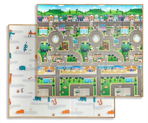 Milly Mally Πτυσσόμενο χαλάκι Play City and Fields T1