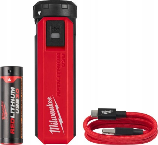 Milwaukee Kit L4 PPS-301 (μπαταρία L4 B3, φορτιστής, καλώδιο φόρτισης USB) Milwaukee 13764944 4058546482060