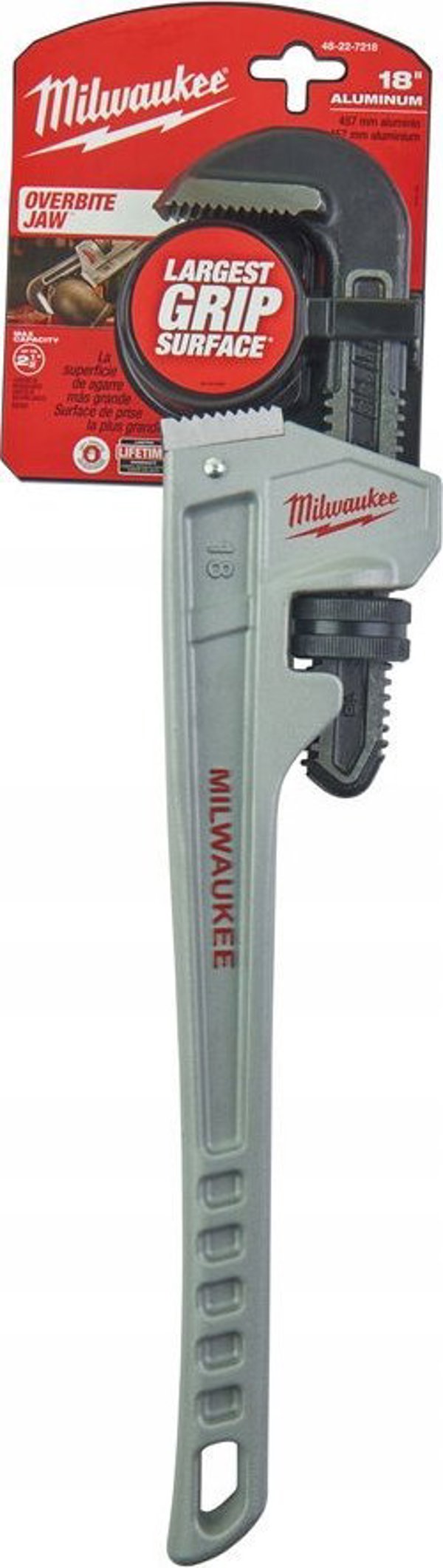 Γαλλικό κλειδί αλουμινίου MILWAUKEE 18"