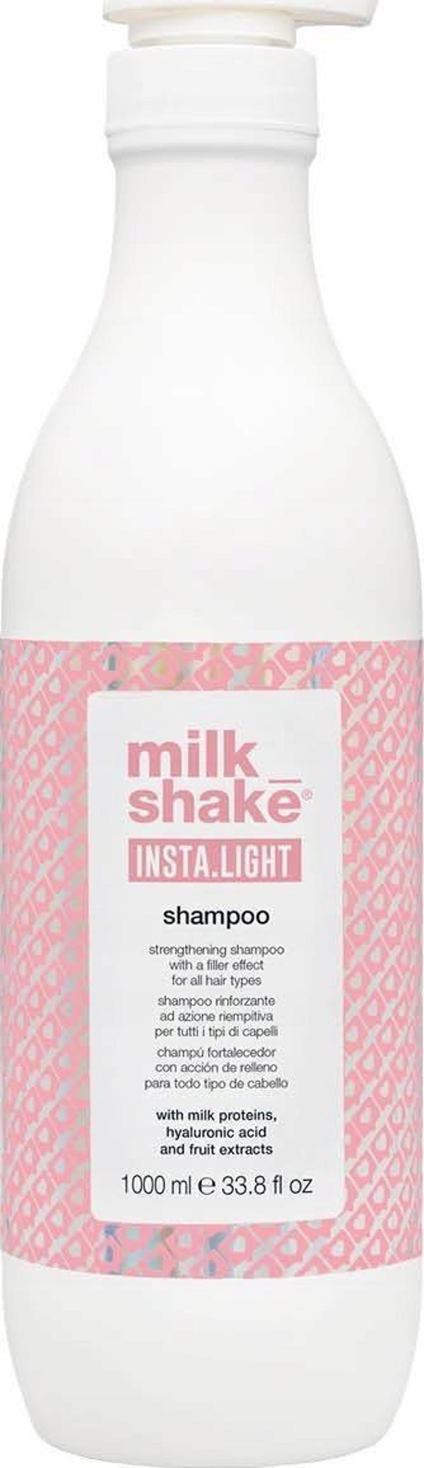 Milk Shake Milk_Shake Insta.Light Σαμπουάν - Ενισχυτικό σαμπουάν για όλους τους τύπους μαλλιών - 1000 ml