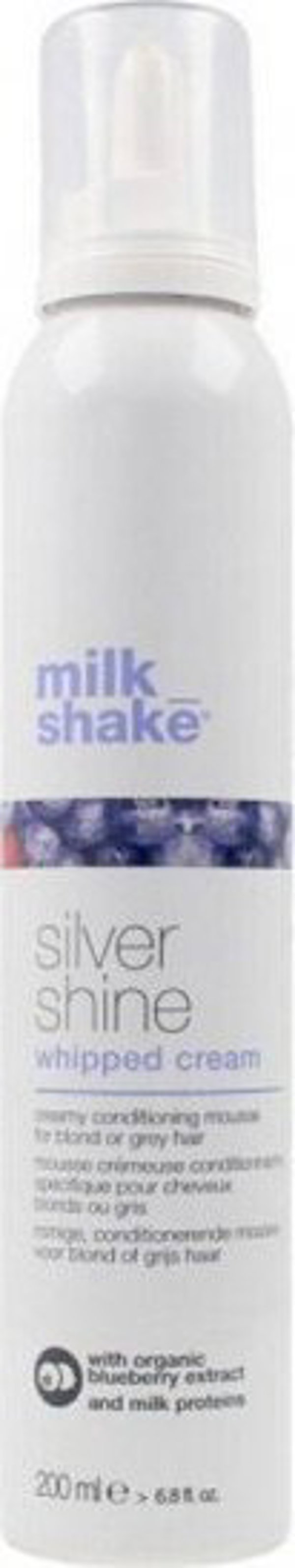 Milk Shake Silver Shine Foam Conditioner για Ξανθά και Γκρίζα Μαλλιά (200 ml)