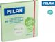 Milan Αυτοκόλλητα σημειωματάρια πράσινα Milan super sticky 76 x 76 90 τεμάχια