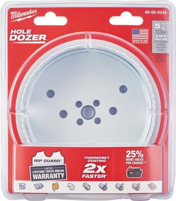 Πριονωτή Κορδέλα Διμεταλλική MILWAUKEE 133mm