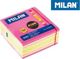 Αυτοκόλλητες Σημειώσεις Milan Cube Fluo Mix 76x76mm - 400 Φύλλα