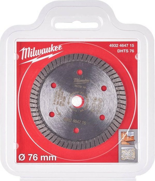 Milwaukee Δίσκος για παράδειγμα διαμάντι DHTS 76X10mm (M12 FCOT) Milwaukee